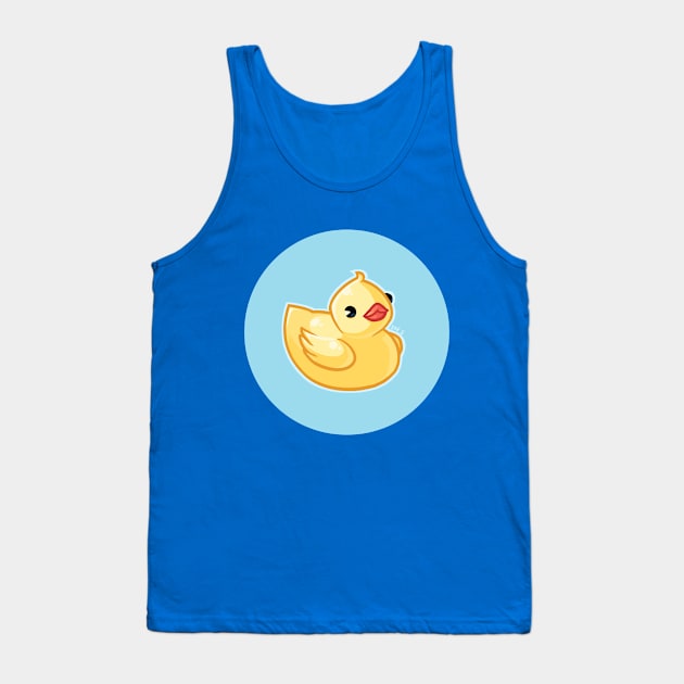 Rubber Ducky Tank Top by ZoeStanleyArts